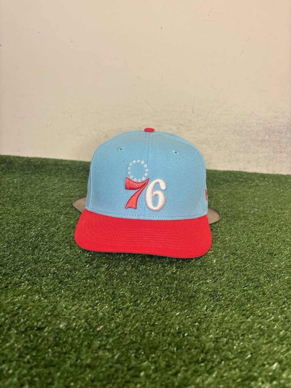 Philadelphia 76ers hat cap snap back powder blue red new era color pack mens
